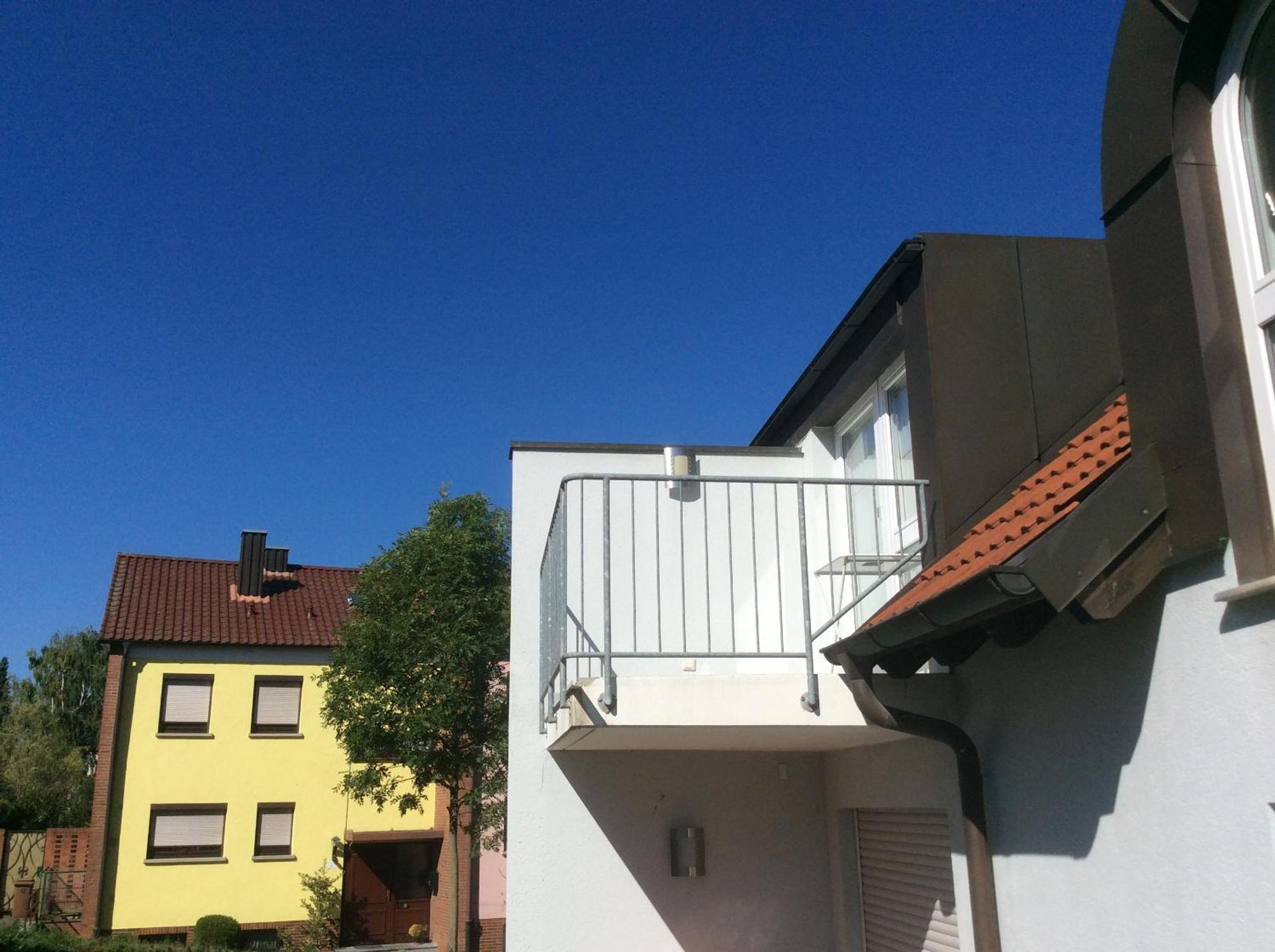 Studio Ochsenfurt Mit Sonnigem Balkon Luaran gambar