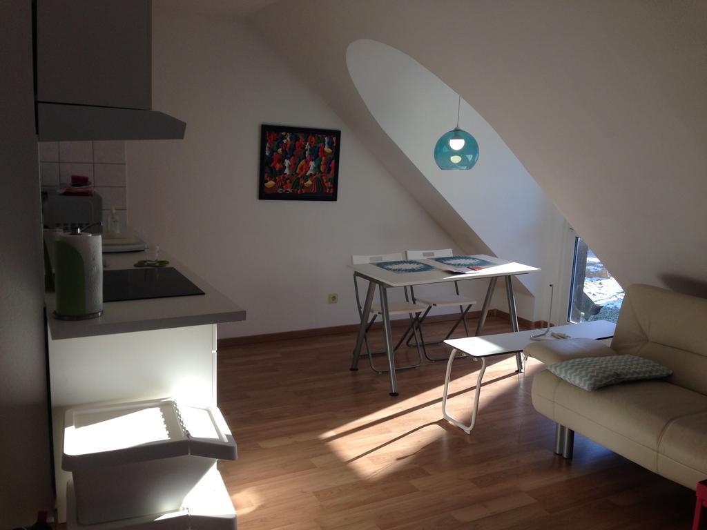 Studio Ochsenfurt Mit Sonnigem Balkon Luaran gambar